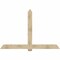 Ekena Millwork Eugene Rough Sawn Timber Gable Bracket, Douglas Fir, 84"W x 56"H x 4"D x 6"F, 16/12 Pitch GBW084X56X0406EUG00RDF - alternate 1